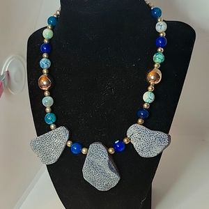 Beautiful Sponge Stone Necklace